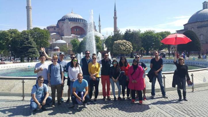 Here we are on our tour (via Viarbus' facebook page)