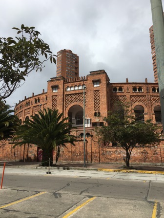 A former bull fighting arena (the sport is no longer allowed in Bogota)