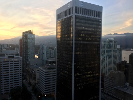 View from our hotel room