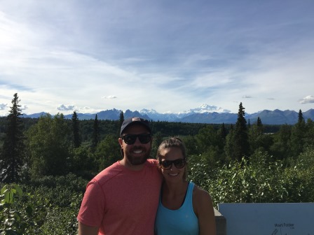 Alex and I with Mt. Denali in the background