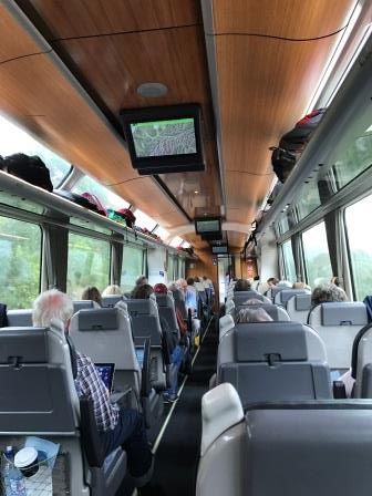Inside the TranzAlpine Train
