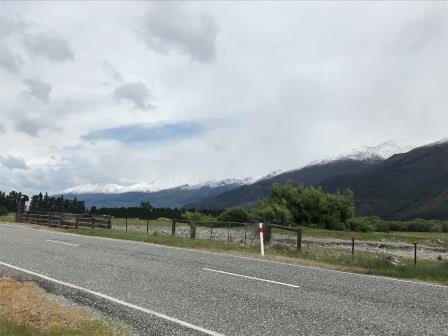 Driving through New Zealand